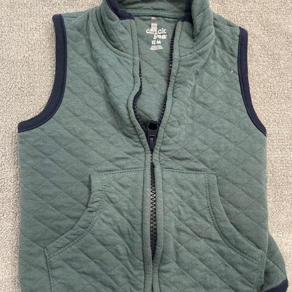 Chick Pea Teal Quilted Jacket